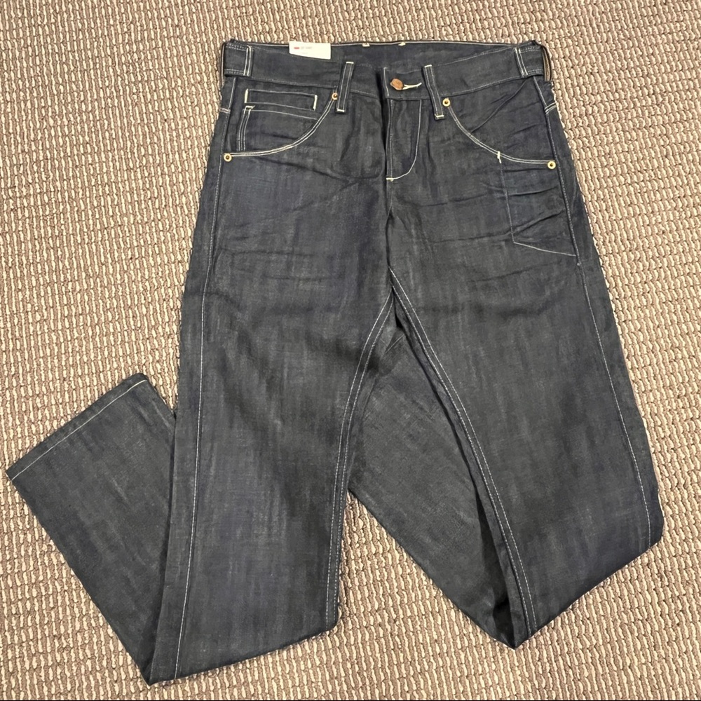 Levi’s 511 Super skinny 29x32 Two Horse Brand 8 Pockets￼ NWT Rare Dark Wash